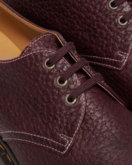 Embossed Cherry Leather Shoes