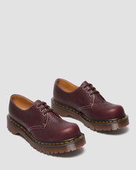 Embossed Cherry Leather Shoes