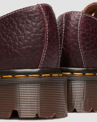 Embossed Cherry Leather Shoes