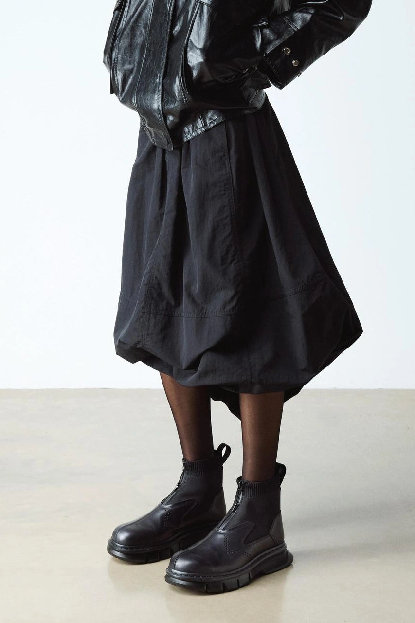 Sleek Front Zip Ankle Boots