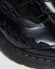 Frill Lace Up Ballet Flats