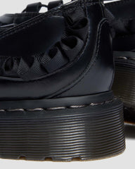 Frill Lace Up Ballet Flats