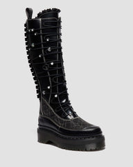 Laced Frill Platform Boots