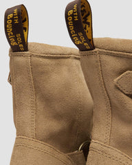 Harness Strap Suede Boots