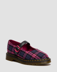 Pink Plaid Mary Jane Shoes