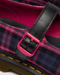 Pink Plaid Mary Jane Shoes