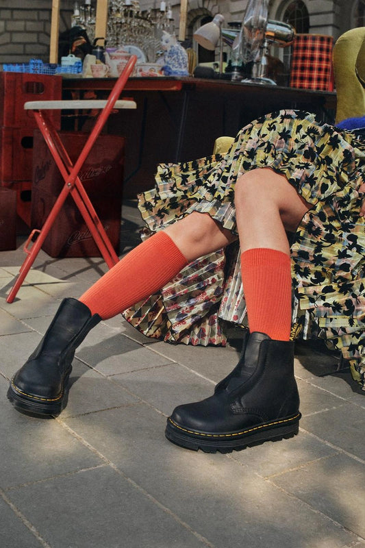 Slip On Leather Boots