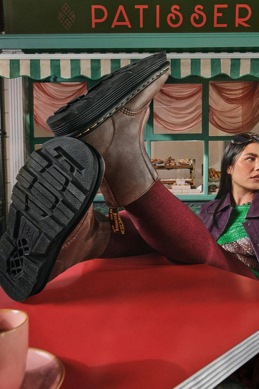 Rugged Slip On Leather Boots