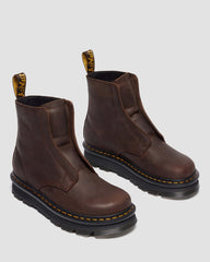 Rugged Slip On Leather Boots