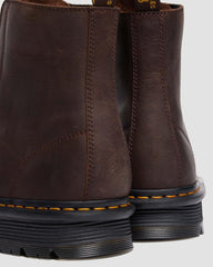 Rugged Slip On Leather Boots