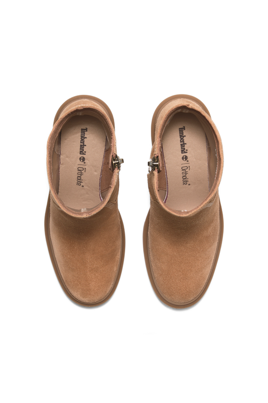 Leather Mid Zip Ankle Boots