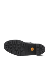 Leather Side Zip Ankle Boots