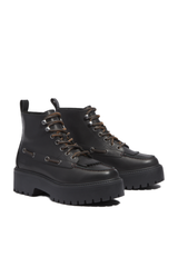 Chunky Platform Kiltie Boots