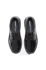 Glossy Platform Chukka Boots