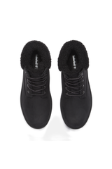 Waterproof Platform Boots with Faux Fur Lining