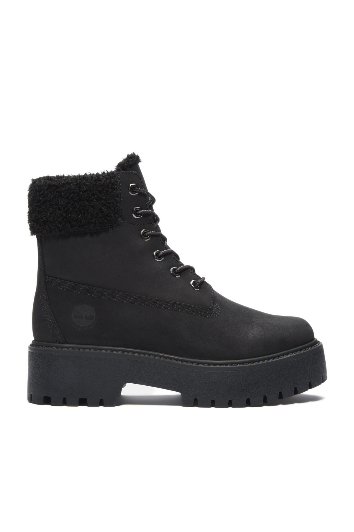 Waterproof Platform Boots with Faux Fur Lining