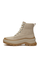 Canvas Lace Up Hiking Boots