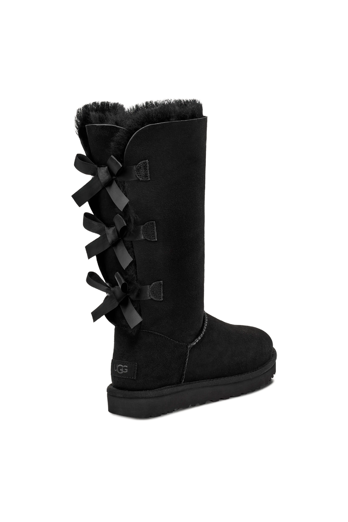 Tall Bow Detail Sheepskin Boots