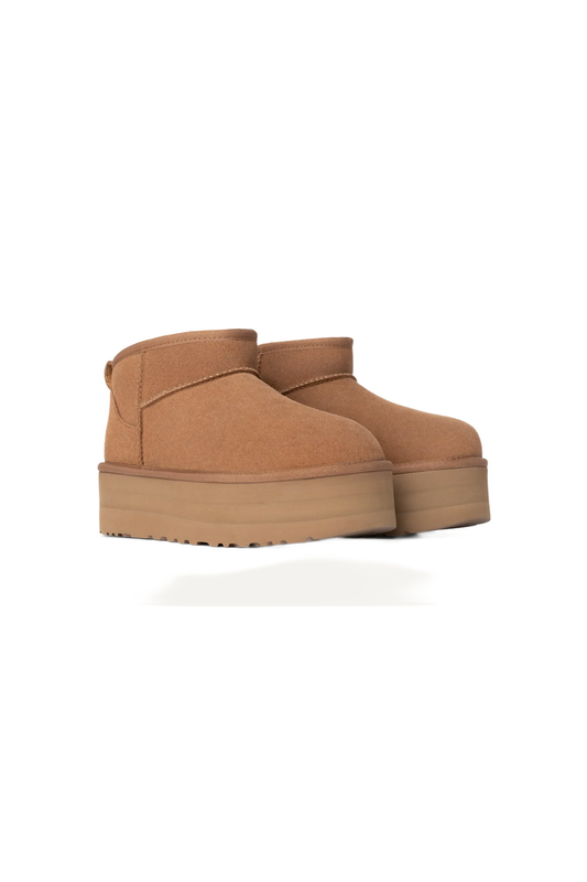 Cozy Suede Platform Boots