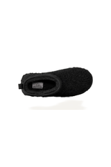 Shaggy Suede Wrap Ankle Boots