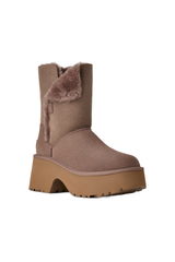 Cuffed Sheepskin Boots