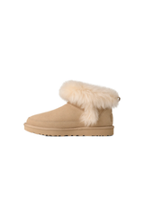 Cozy Sheepskin Trimmed Booties