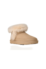 Cozy Sheepskin Trimmed Booties