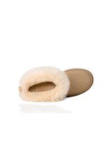 Cozy Sheepskin Trimmed Booties