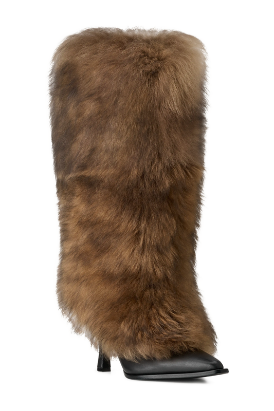 Fur Heel Boots