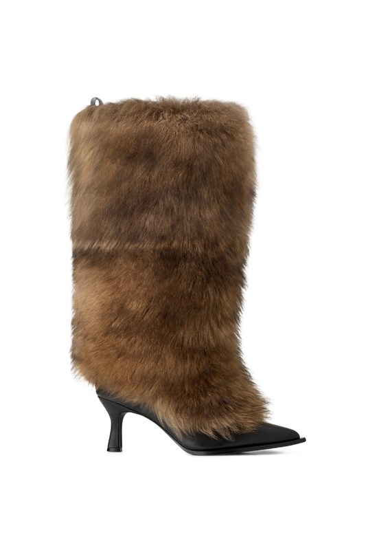 Fur Heel Boots